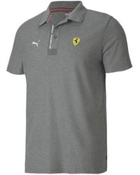 PUMA - X Scuderia Ferrari Short-Sleeve Polo Shirt - Lyst