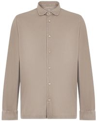Fedeli - Button-Up Long-Sleeved Shirt - Lyst
