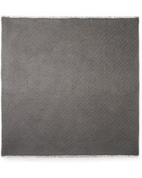 Peserico - Metallic-Thread Frayed Scarf - Lyst