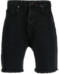 Vision Of Super - Jeans-Shorts mit Flammen-Print - Lyst