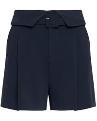 Cinq À Sept - Lorena Belted-Pleated Short - Lyst