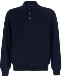 Tagliatore - Button-Fastening Knitted Sweater - Lyst
