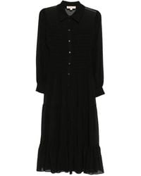 Michael Kors - Smocked Shirt Dress - Lyst