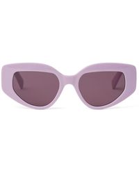 Karl Lagerfeld - Kl Monogram Logo Cat-eye Sunglasses - Lyst