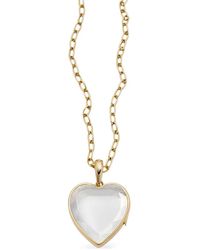 Loquet London - 18K Large Heart Locket Necklace - Lyst