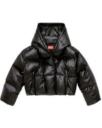 DIESEL - Gesteppte W-Illey Kapuzenjacke - Lyst