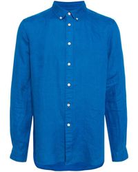 PS by Paul Smith - Button-down Linen Shirt - Lyst