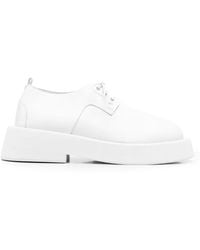 Marsèll - Lace-Up Leather Derby Shoes - Lyst