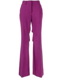 Off-White c/o Virgil Abloh - Mid-Rise Flared Trousers - Lyst