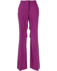 Off-White c/o Virgil Abloh - Pantalones acampanados de talle medio - Lyst
