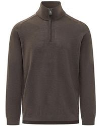 Premiata - Quarter-Zip Wool Sweater - Lyst