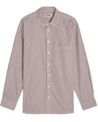 B Sides - Nolan Striped Pocket Shirt - Lyst