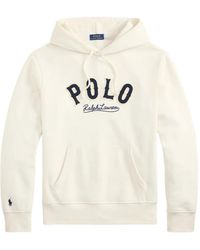 Polo Ralph Lauren - The Rl Western Logo Fleece Hoodie - Lyst