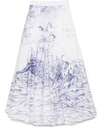 Moschino - X Popeye And Olive Oyl プリント マキシスカート - Lyst