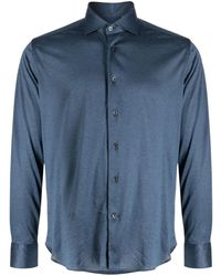 Corneliani - Spread-collar Cotton Shirt - Lyst