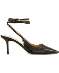 Francesco Russo - Leather Ankle-Tie Pumps - Lyst