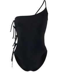Rick Owens - Knot-Detailing One-Shoulder Swimsuit - Lyst