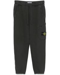 Stone Island - Compass-Badge Track Pants - Lyst
