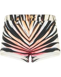 Roberto Cavalli - Ray Of Paradise Printed Shorts - Lyst