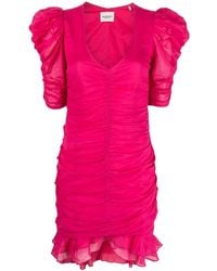 Isabel Marant - Sireny Puff-Sleeve Minidress - Lyst