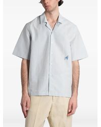 Paul Smith - Bird-Embroidered Short-Sleeve Shirt - Lyst
