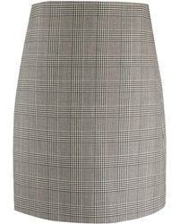 Ralph Lauren - Prince Of Wales Check-Print Skirt - Lyst