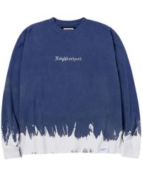 Neighborhood - Dip-Dye Long-Sleeves T-Shirt - Lyst