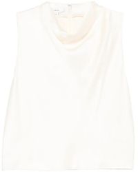 Vince - Cowl-Neck Sleeveless Top - Lyst