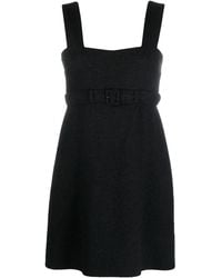 Patou - Corsage Belted Mini Dress - Lyst