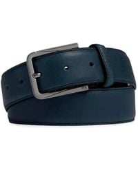 Piquadro - Italian-Made Belt With Prong Buckle - Lyst