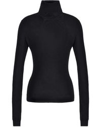 Giorgio Armani - Pull Brodé À Col Roulé - Lyst