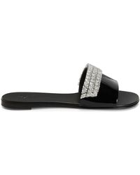 Giuseppe Zanotti - Tesy Rhinestone-Embellished Sandals - Lyst