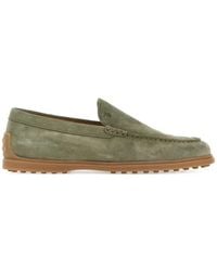 Tod's - Logo-Detail Loafers - Lyst