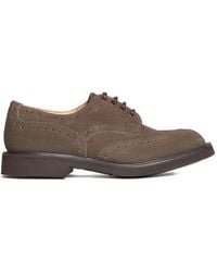 Tricker's - Derbies Bourton En Daim - Lyst