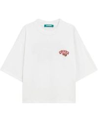 Barrow - T-Shirt À Imprimé Dés Et Épaules Tombantes - Lyst
