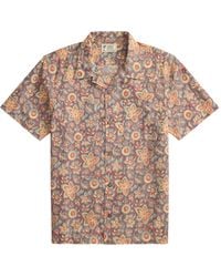 RRL - Chemise Fleurie À Manches Courtes - Lyst