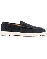 Tod's - Suede Moccasin - Lyst