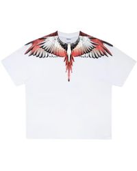 Marcelo Burlon - Icon Wings-print Cotton T-shirt - Lyst