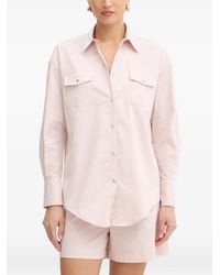 Fracomina - Striped Pocket Shirt - Lyst