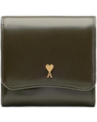 Ami Paris - Paris Paris Stud Leather Wallet - Lyst