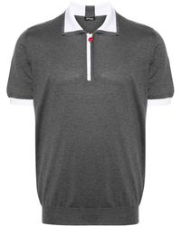 Kiton - Jersey Cotton Polo Shirt - Lyst
