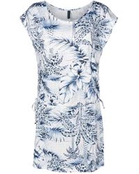 Lygia & Nanny - Palm-Tree Print Beach Dress - Lyst