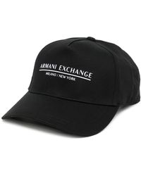 Armani Exchange - Baseballkappe mit Logo-Print - Lyst