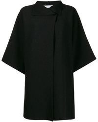 Harris Wharf London Manteau oversize à manches amples - Noir