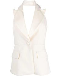 Max Mara - Suit Style Virgin Wool Top - Lyst