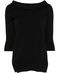 Ermanno Scervino - Maglione Con Ricamo - Lyst