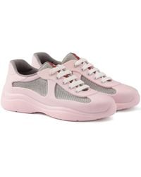 Prada - America's Cup Soft Rubber And Bike Fabric Sneakers - Lyst