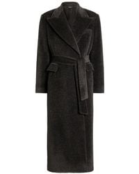 Dolce & Gabbana - Double-Breasted Alpaca Coat - Lyst