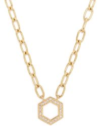 Harwell Godfrey - Collar de cadena en oro amarillo de 18kt con diamantes - Lyst