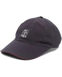 Brunello Cucinelli - Embroidered Baseball Cap - Lyst